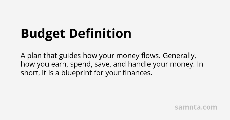 budget definition